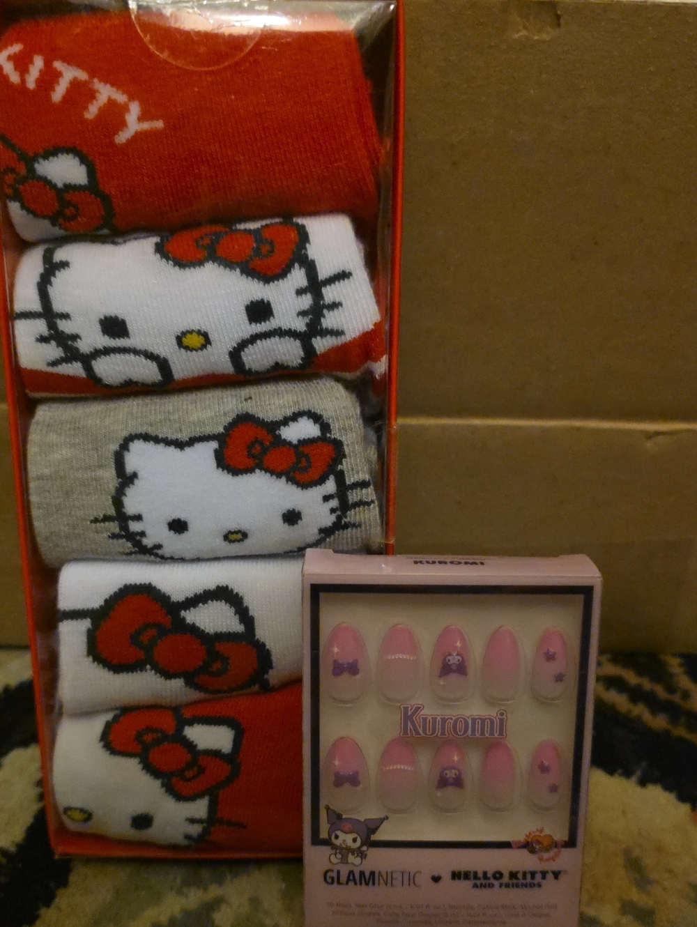 Kuromi Pink Press-On Nails by Glamnetic